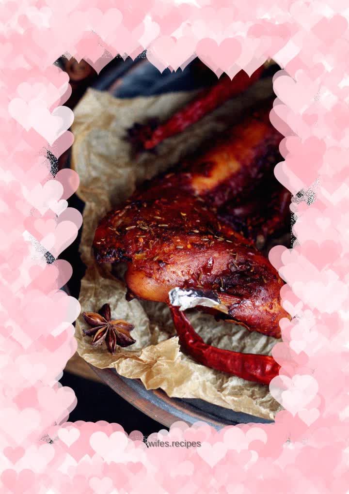 Spicy grilled rabbit