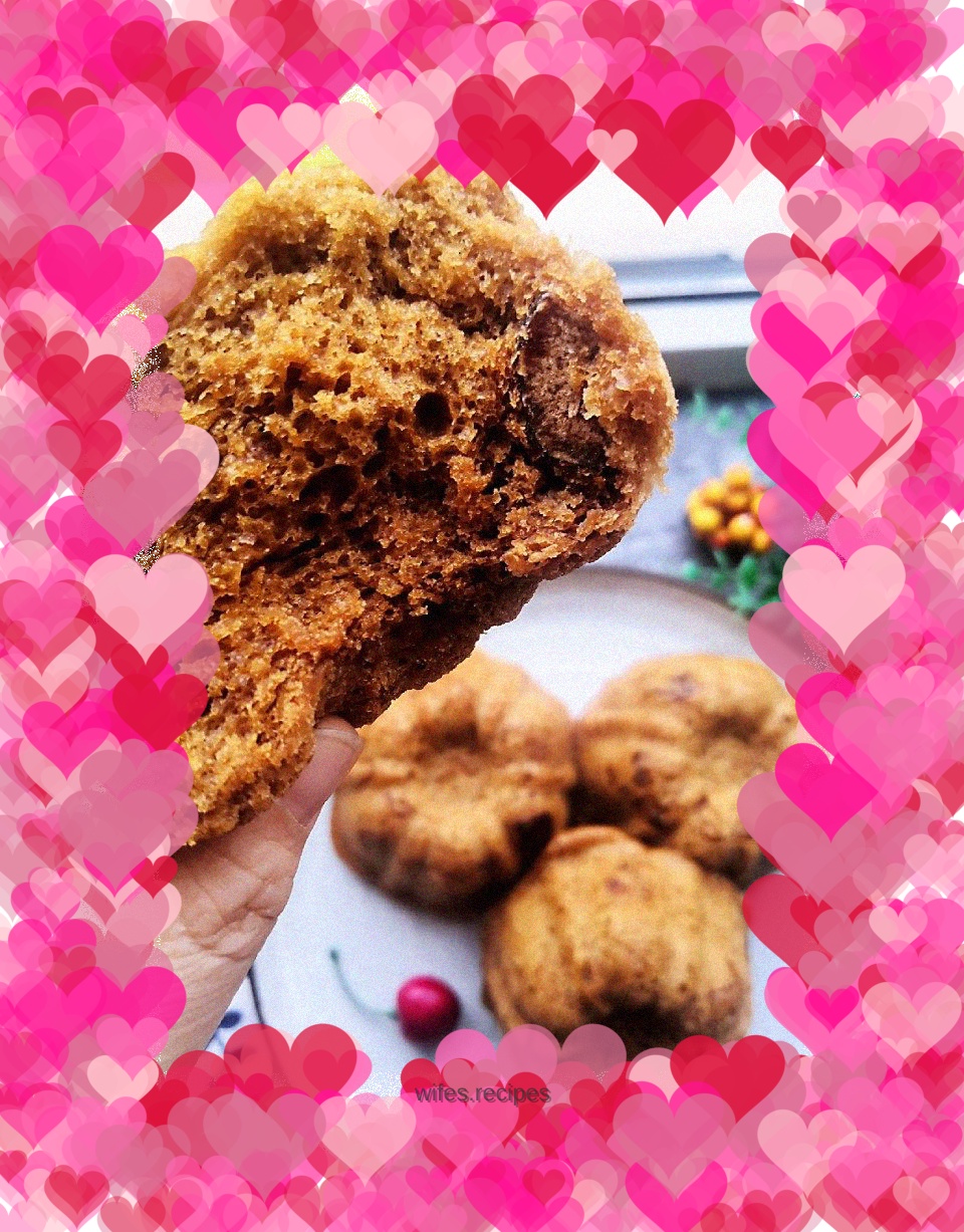 Brown sugar and red date hair cake