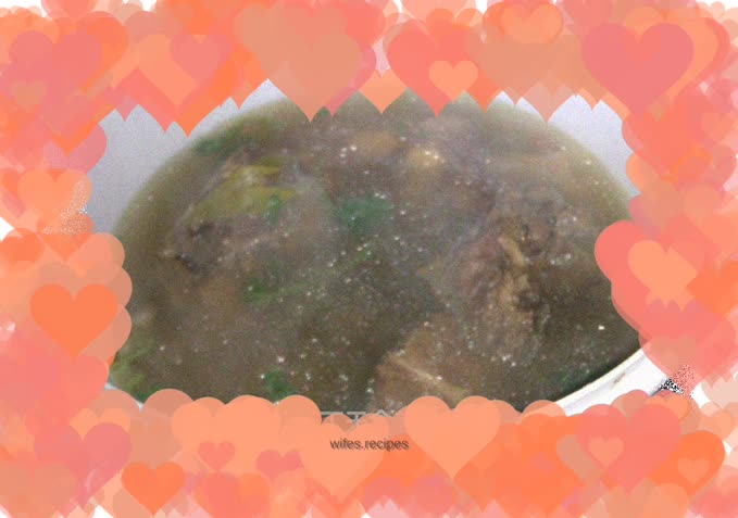 Delicious winter stewed lamb and scorpions