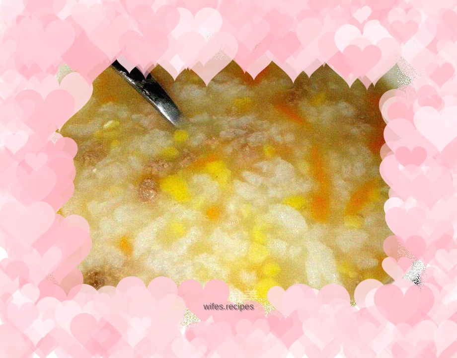 Carrot and Beef Porridge