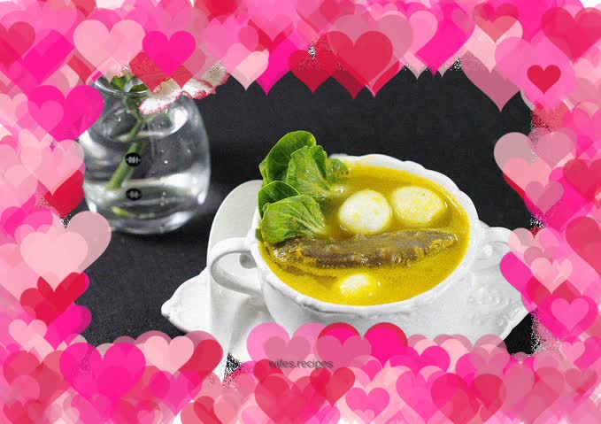 Golden soup sea cucumber