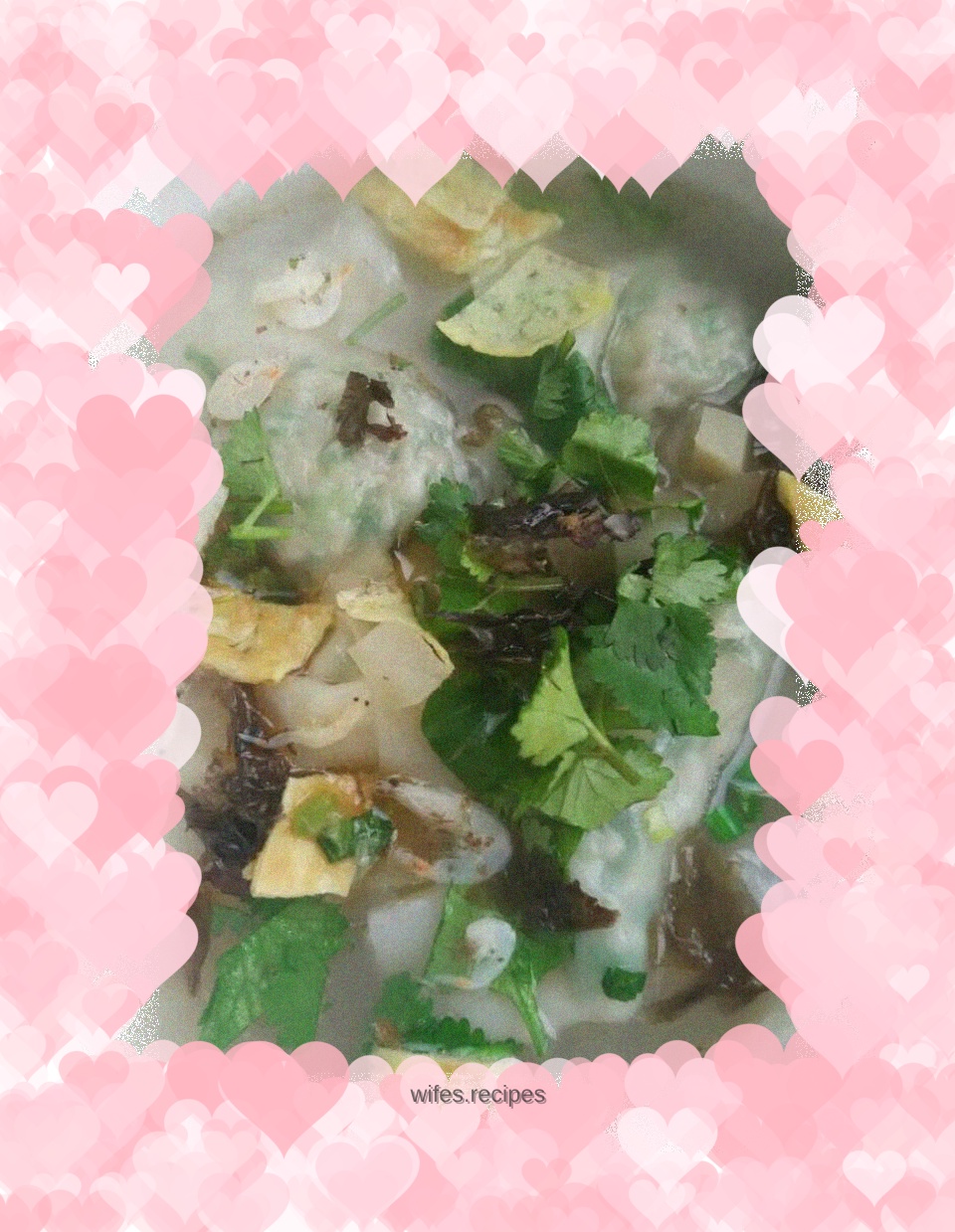 Wontons stuffed with vegetables and meat