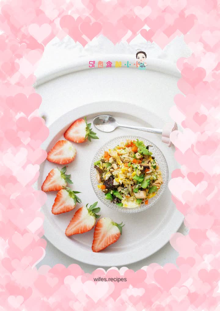 Salmon fried rice over 12 months old