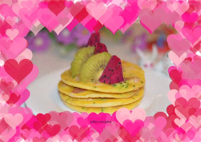 Milk-flavored egg pancake