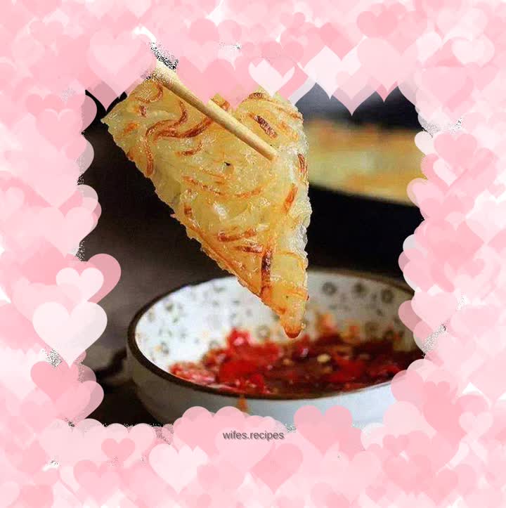 Potato shredded cake