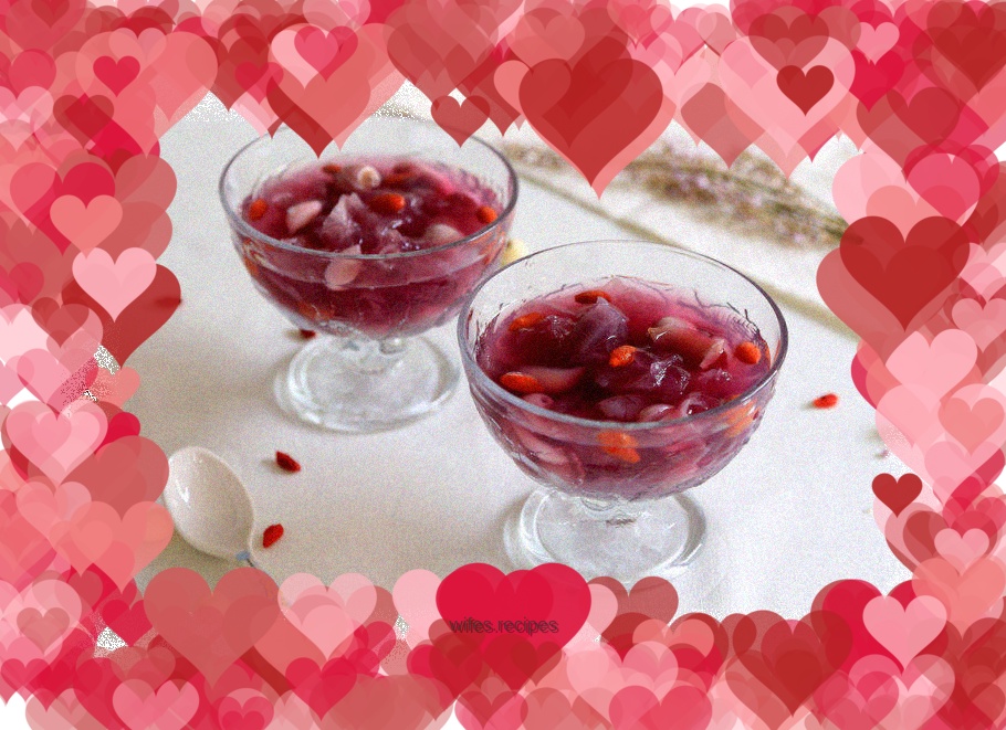 Purple Sweet Potato, Lotus Seed and Tremella Soup