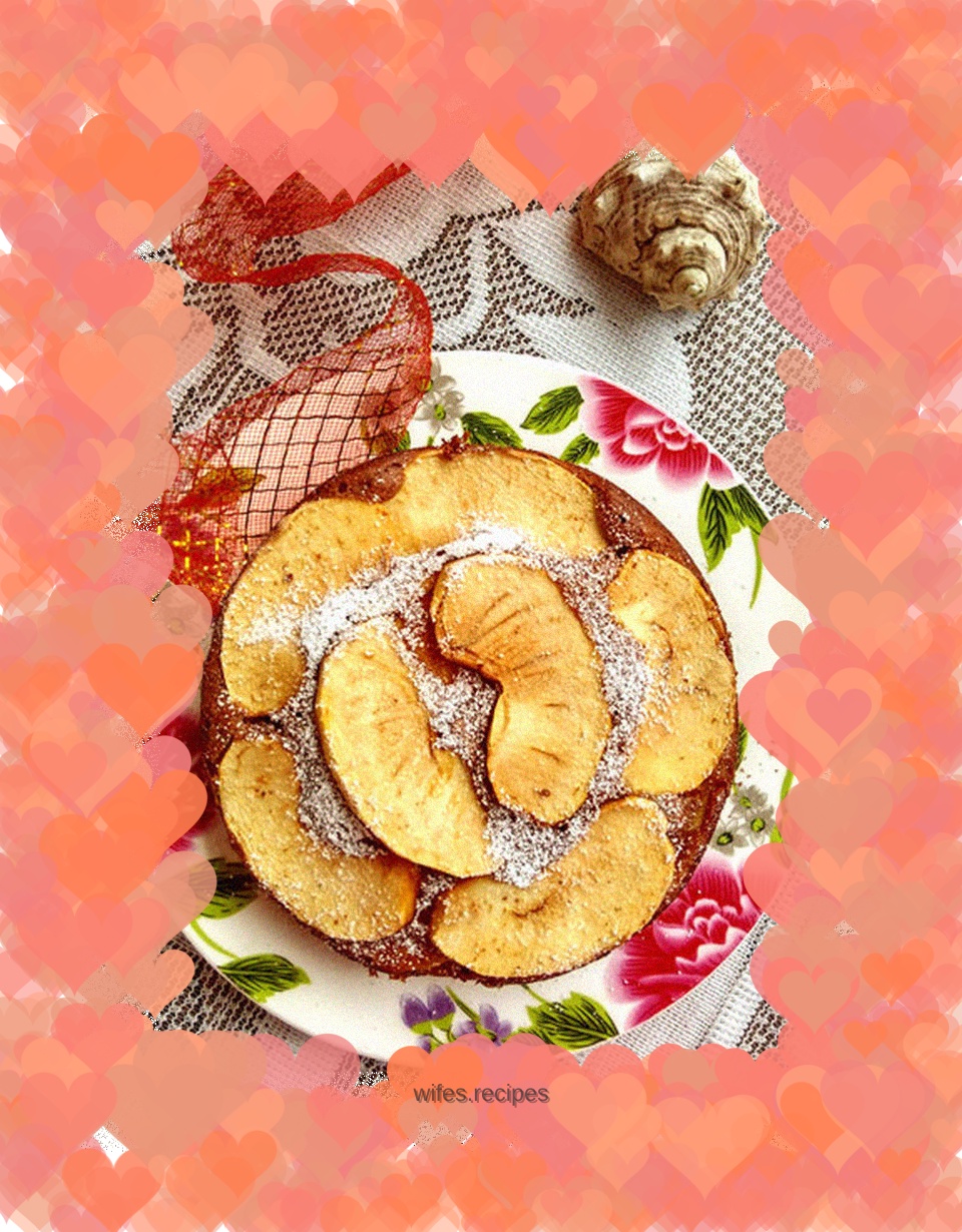 Oil-free Brown Sugar Cinnamon Apple Cake