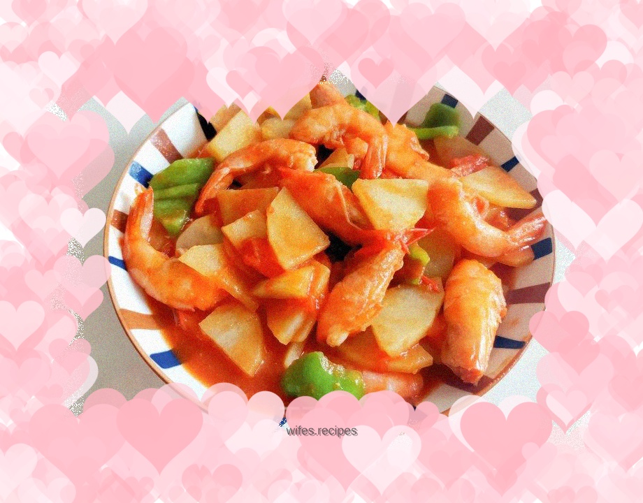 Tomato, Potato and Shrimp