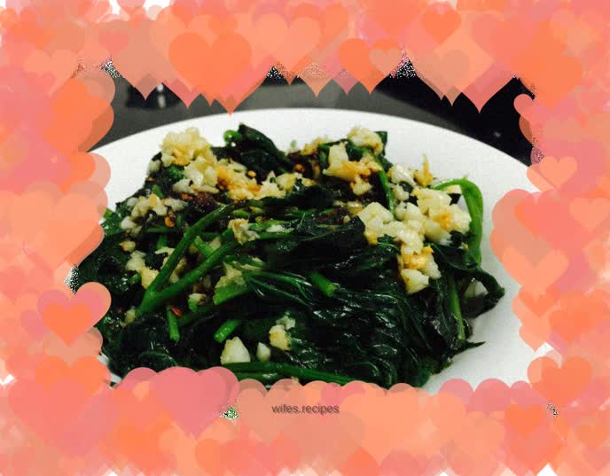 Warm Sweet Potato Leaves