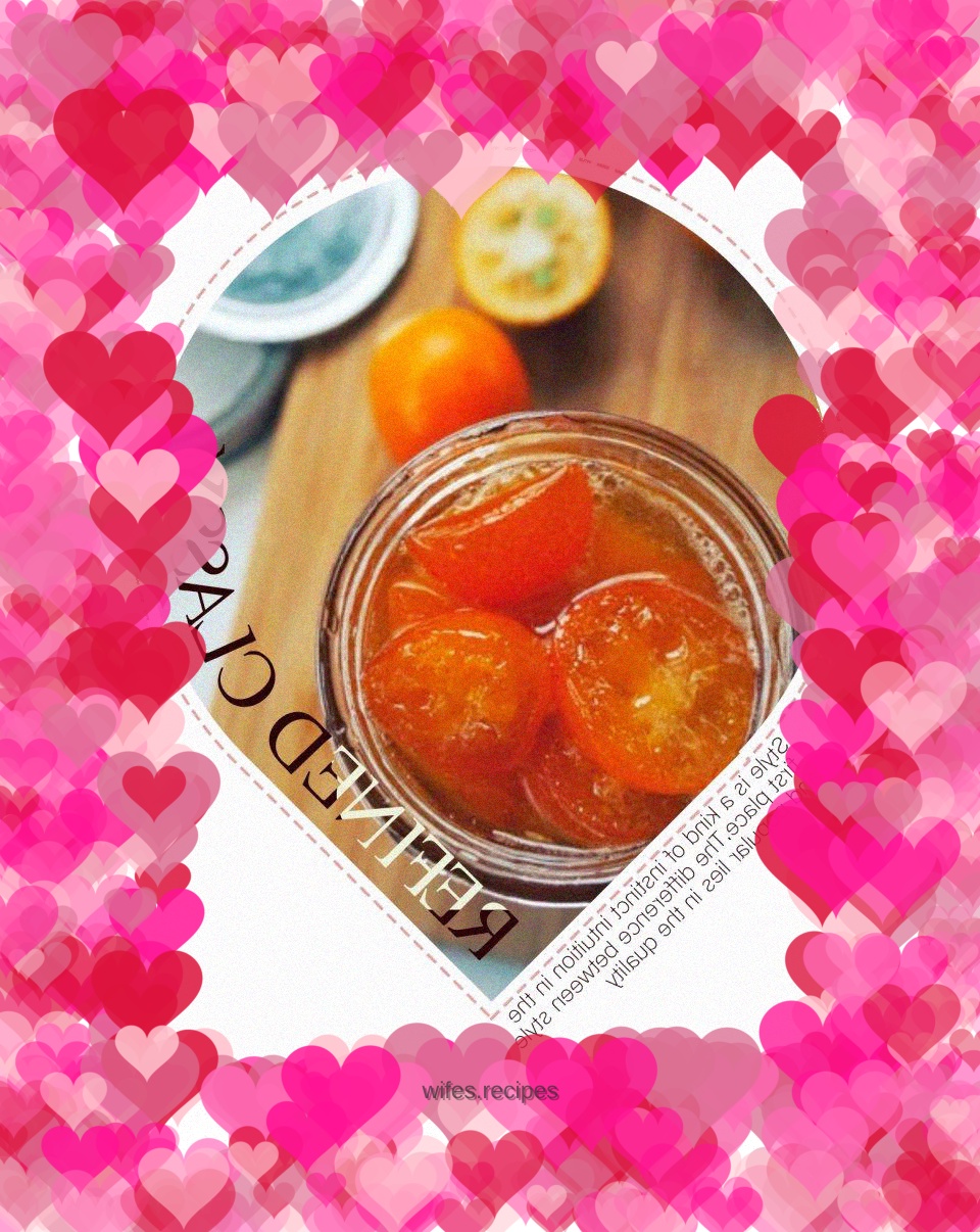 Honey kumquat tea
