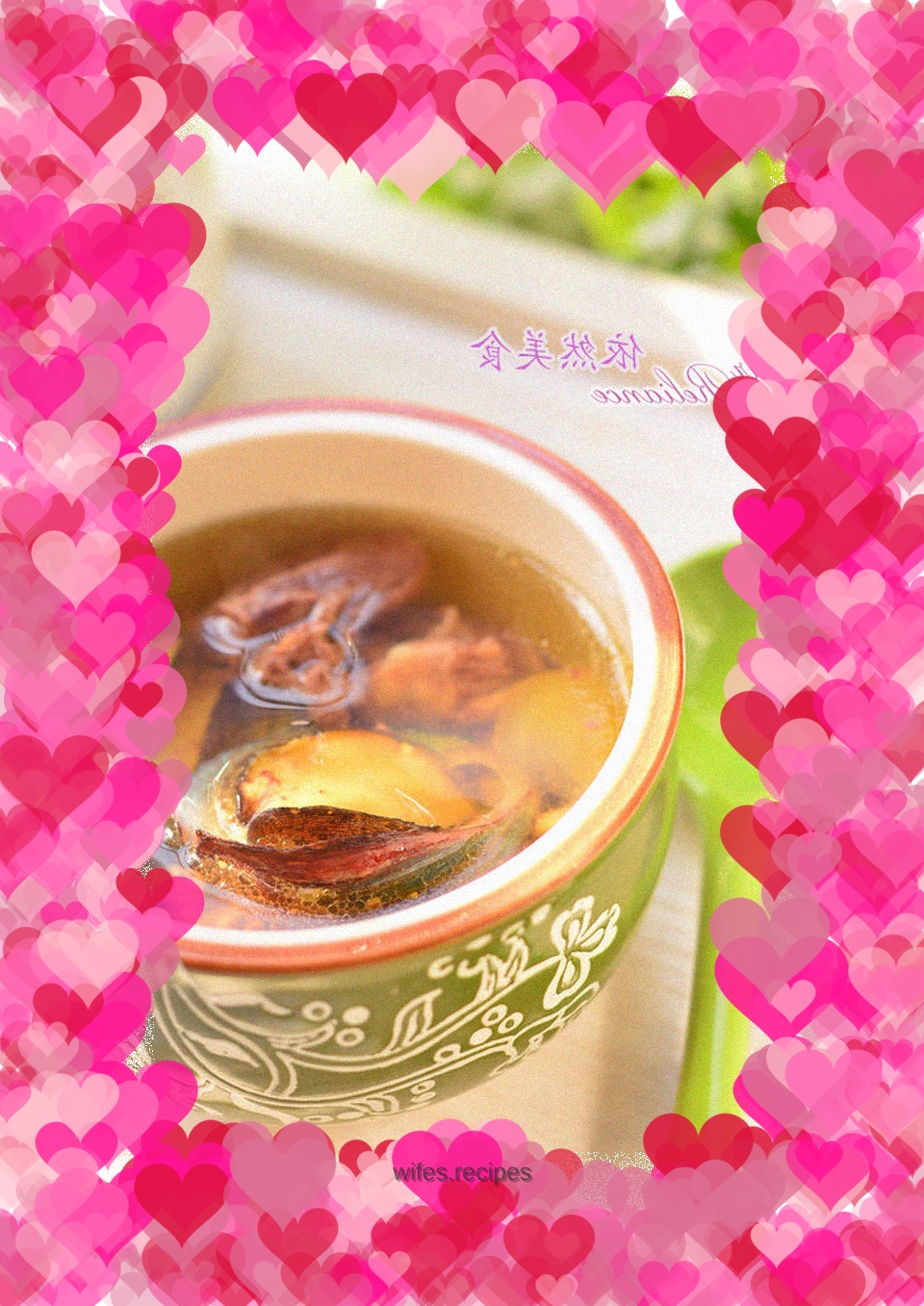 Abalone and braised duck heart