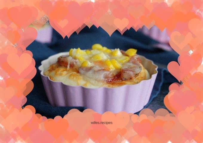 Corn Sausage Cheese White Bread