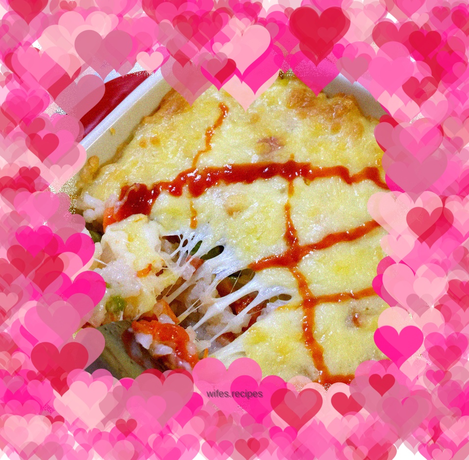 Bacon and Tomato Baked Rice