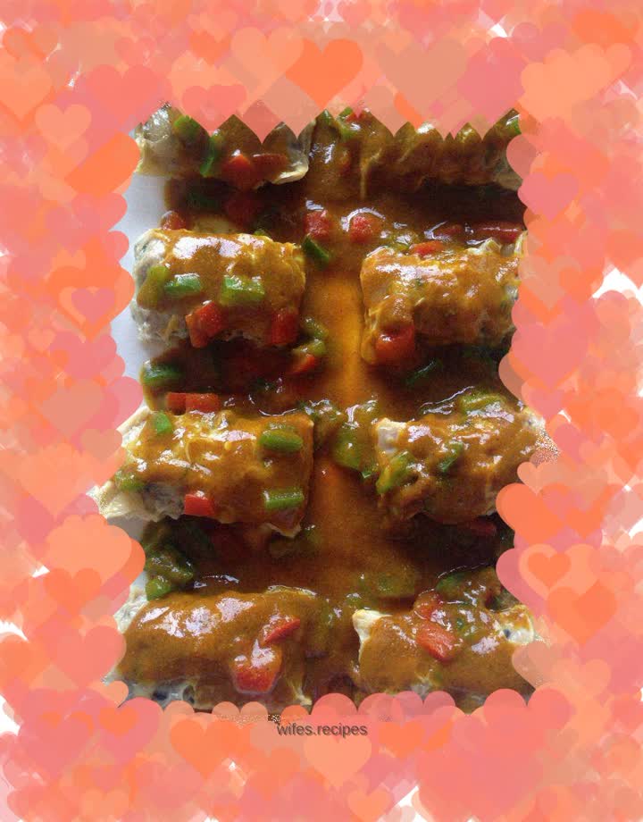 Curry Bean Curd Pork Roll