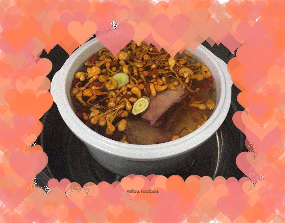 Steamed Cordyceps Flower and White Pigeon Soup