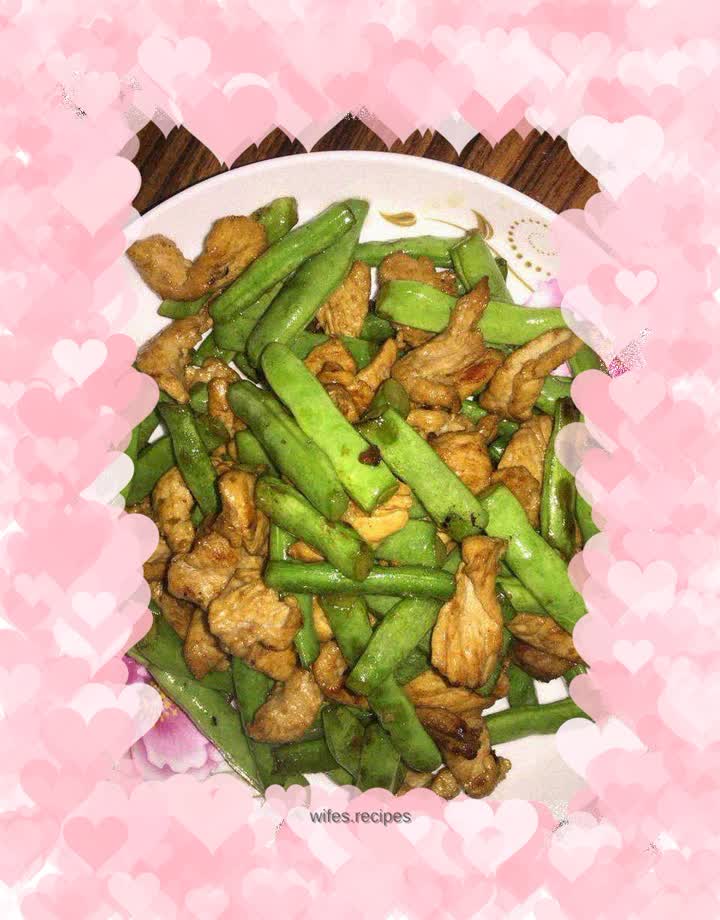 Stir-fried Pork with Beans