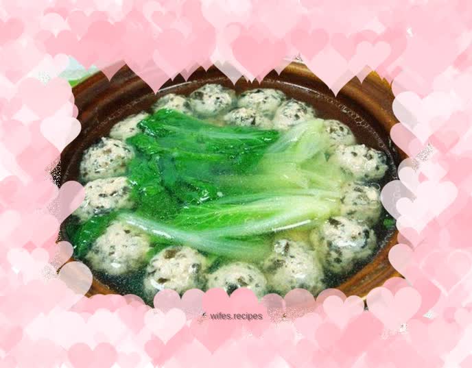 Lean meat and fungus meatballs