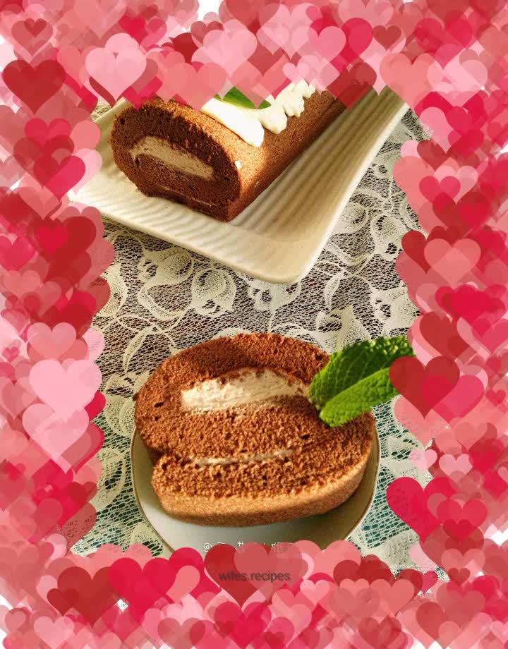 Cocoa Cream Cake Roll