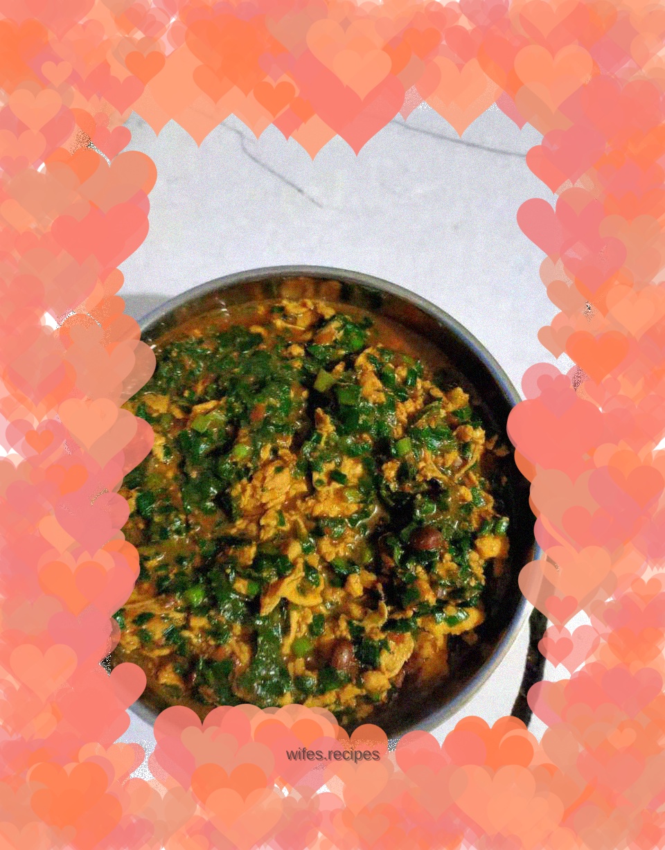 Leek and Egg Braised