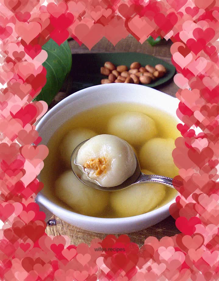 Green Tea Peanut Rice Balls