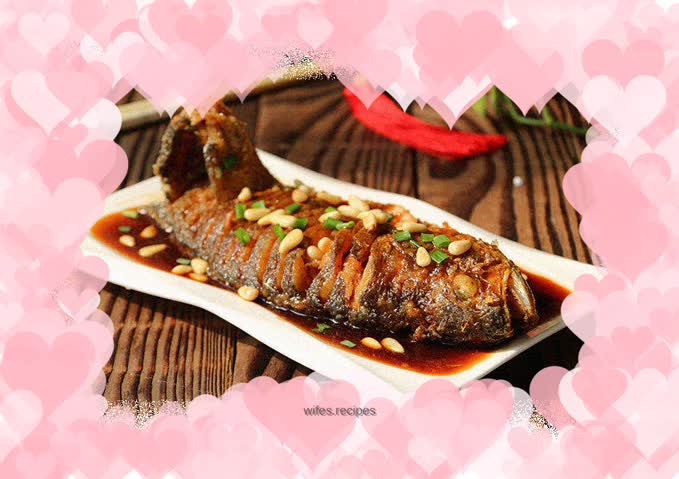 Large Yellow Croaker with Pine Nuts