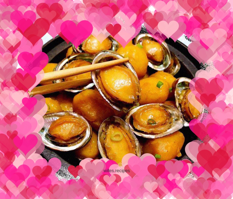 Abalone stewed with small potatoes