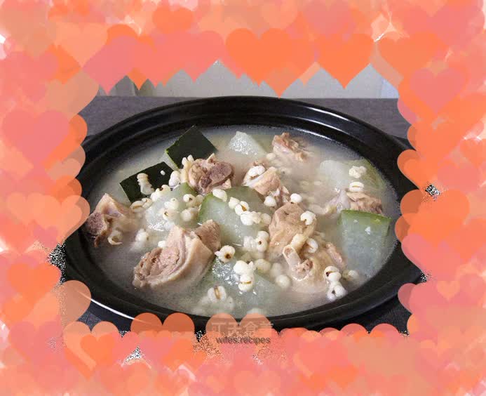 Winter Melon, Barley and Duck Soup