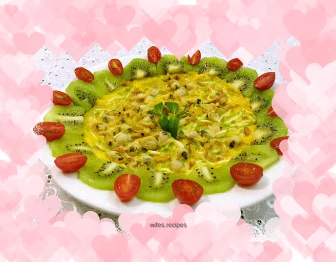 Melon and Clam Egg Pancake