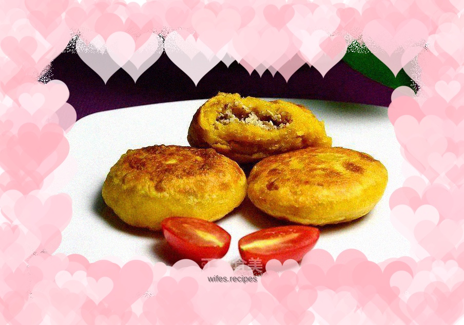 Walnut persimmon cake