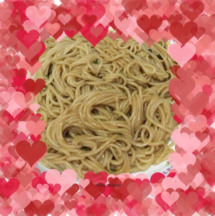 Scallion oil noodles