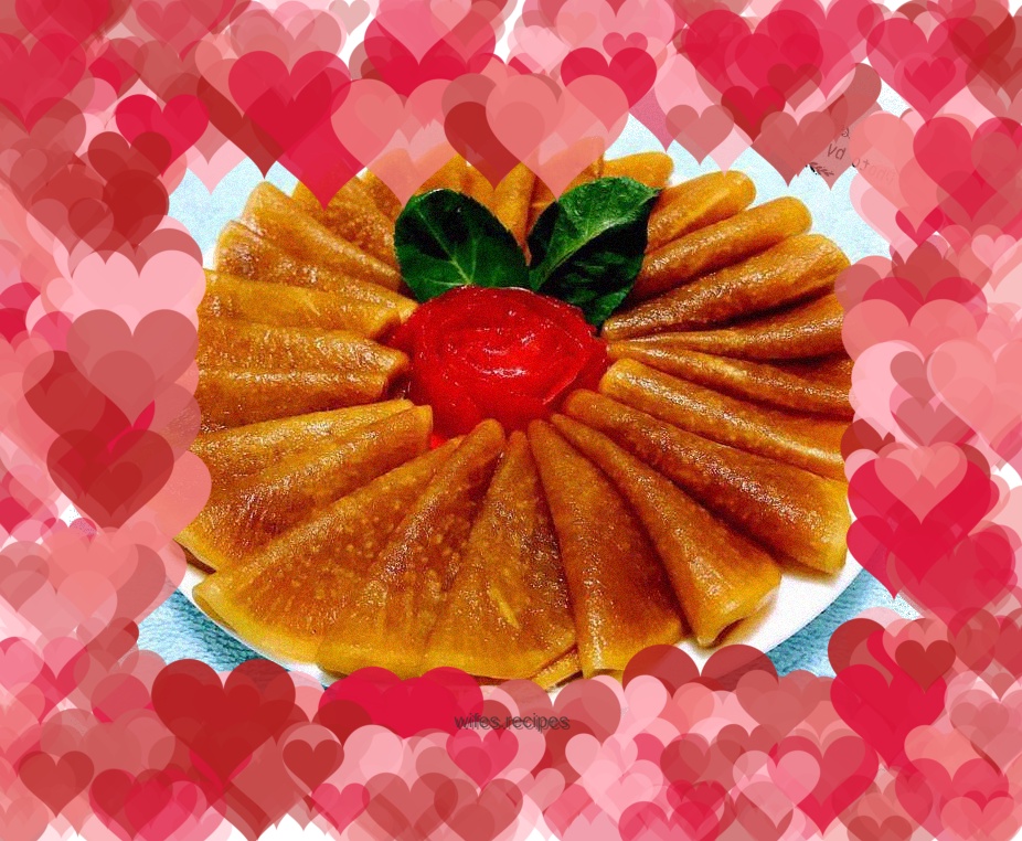 Sauce white radish slices