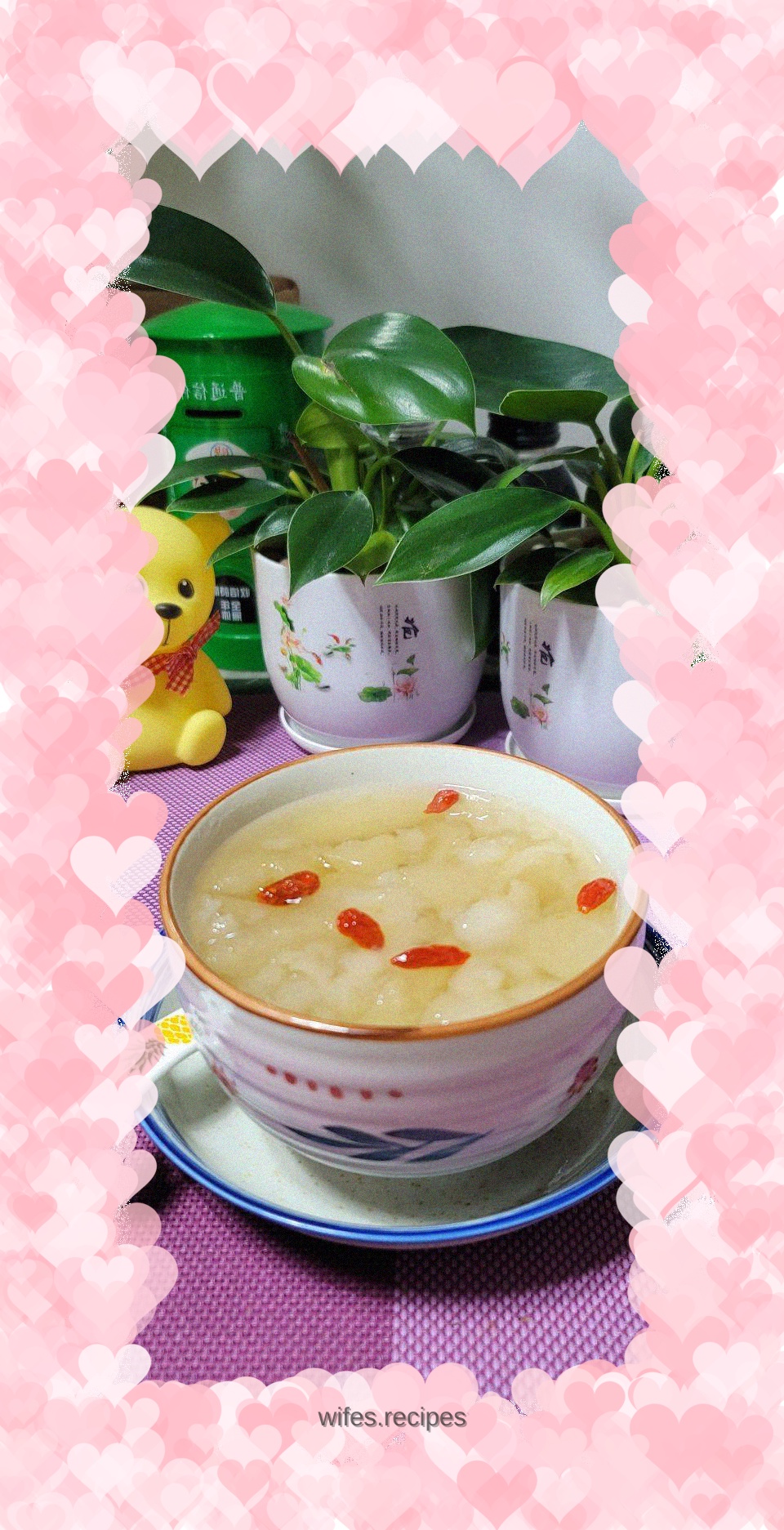 Snow clam stewed with rock sugar and snow pear