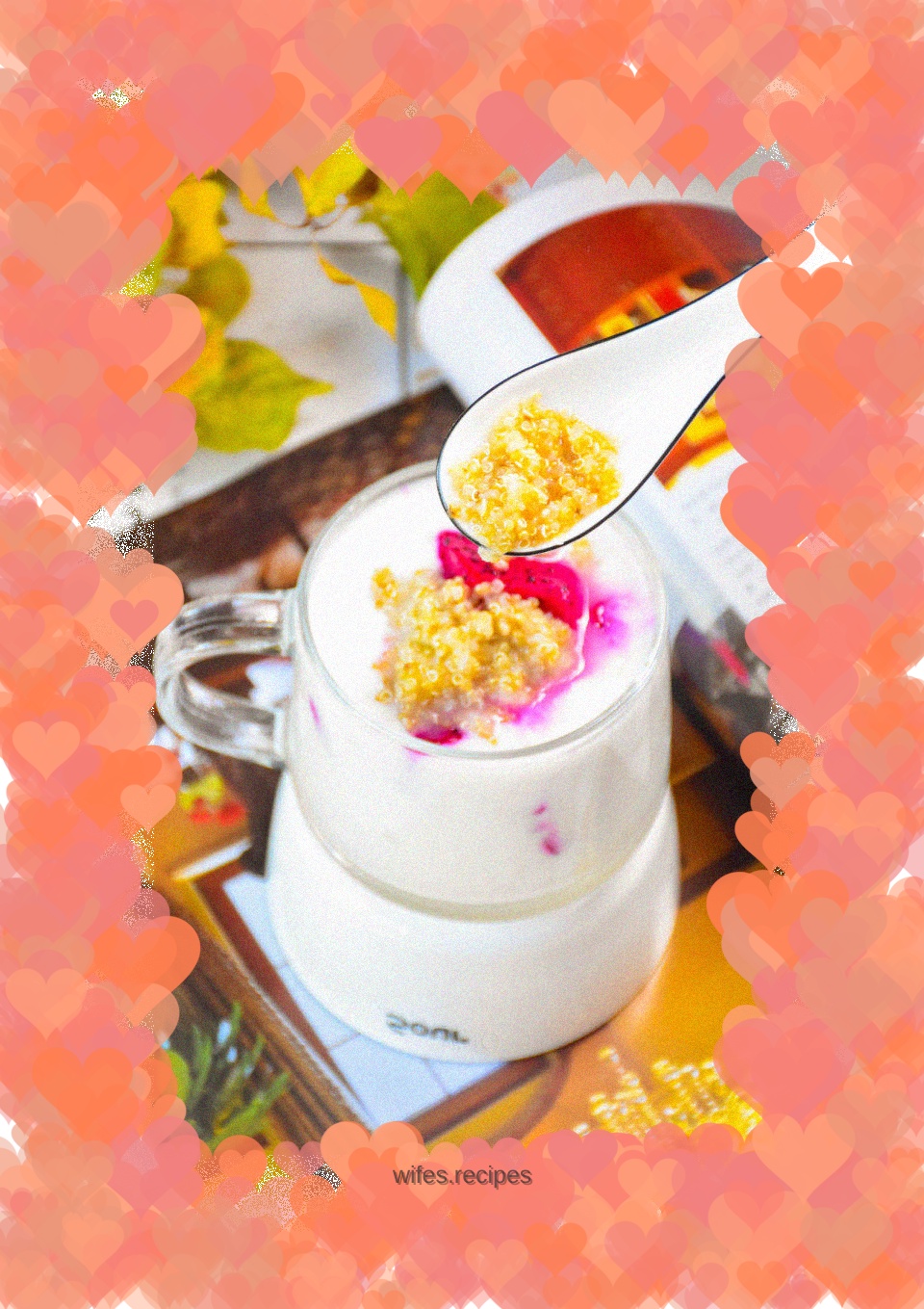 Quinoa Dragon Fruit Yogurt