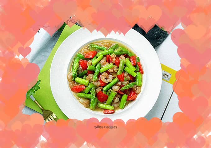 Stir-fried Asparagus and Shrimp