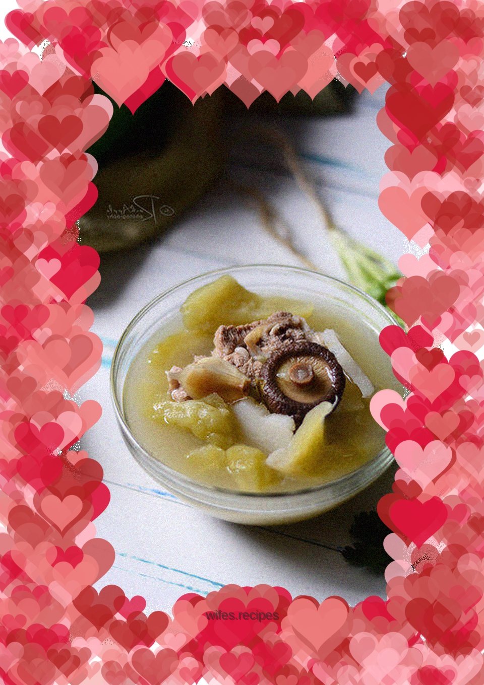 【Bitter Melon and Mushroom Bone Soup】