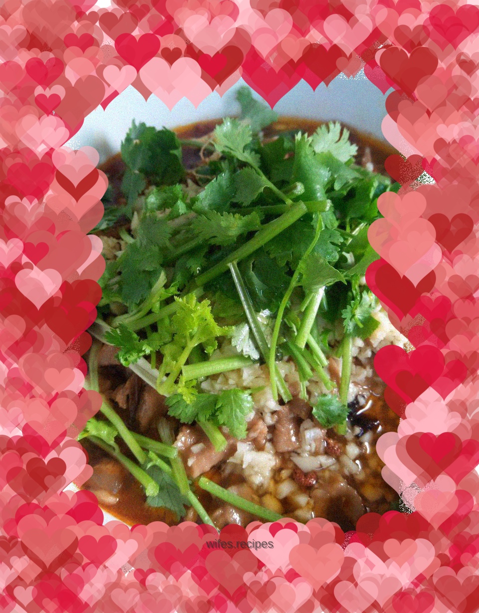 Flavored boiled pork slices