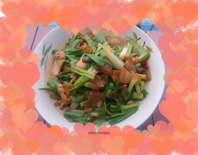 Fried Pork with Chives