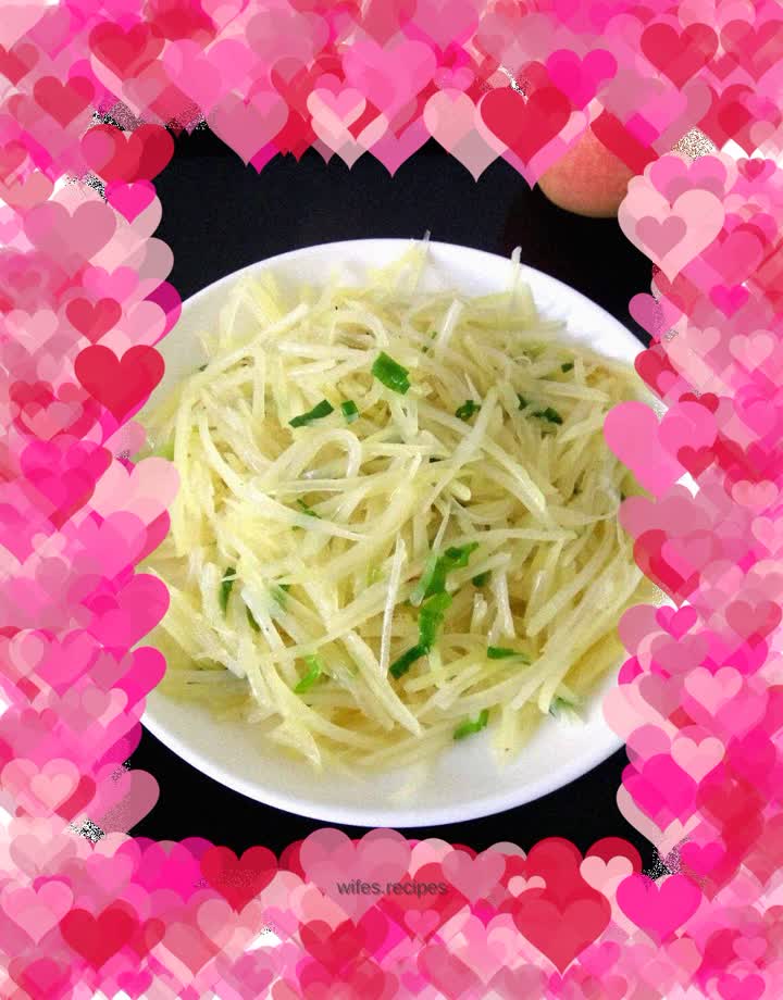 Vinegar potato shreds