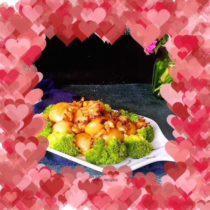 Grilled cuttlefish with soy sauce