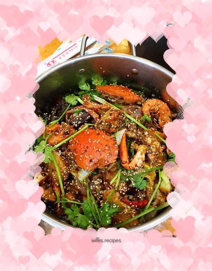 Spicy crab pot