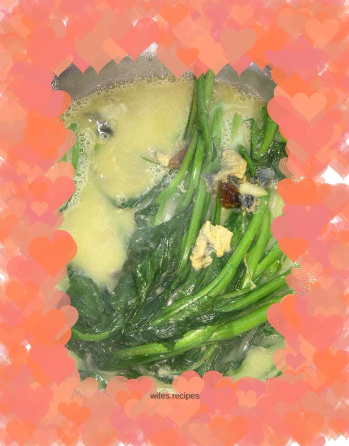 Preserved Egg and Choy Sum Soup