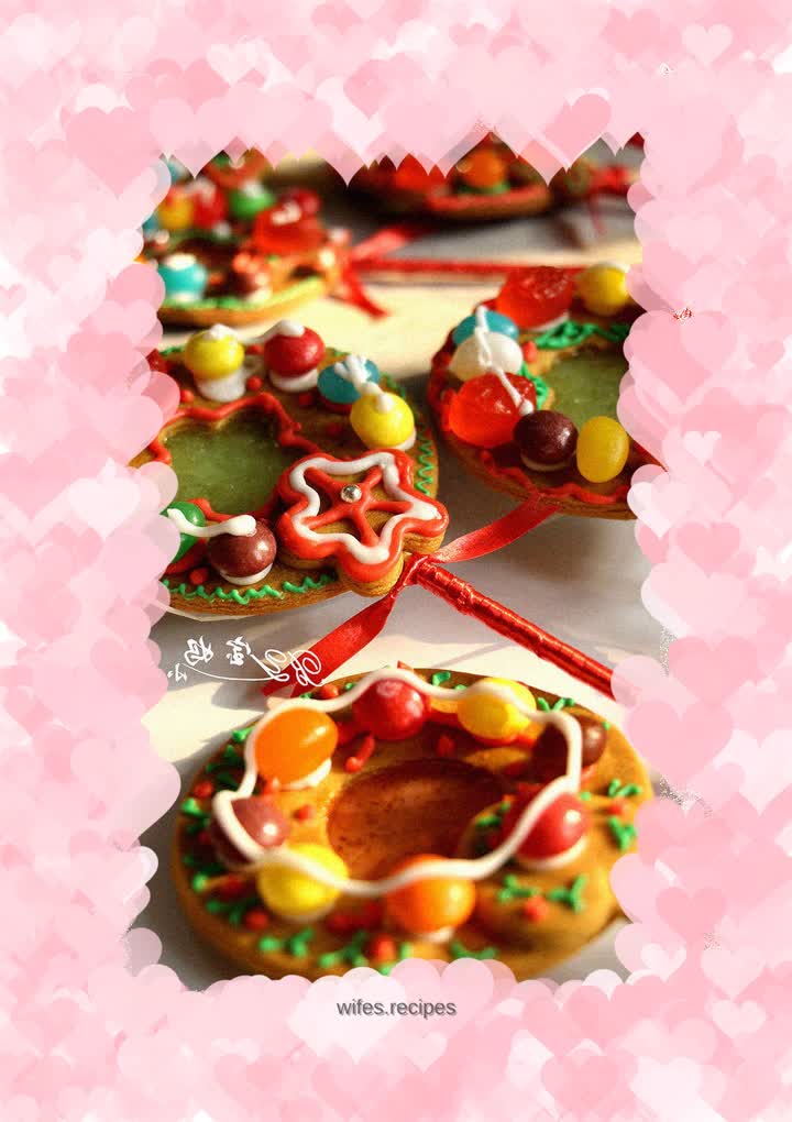 Joyful cookies and lollipops