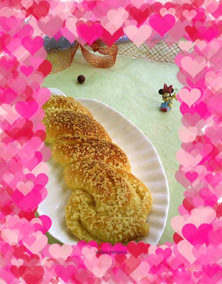 Fresh Cream Twist Crispy Grain Bread