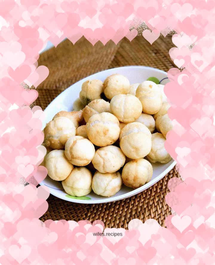 Fried glutinous rice balls