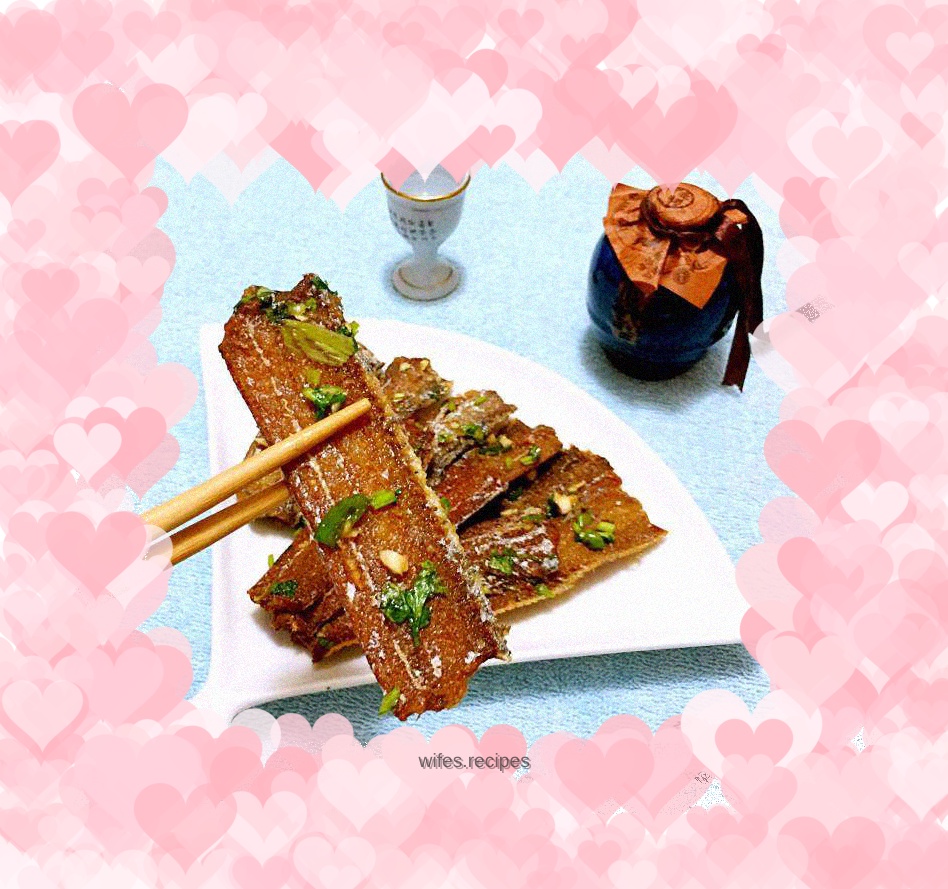 Hairtail fish in crispy sauce