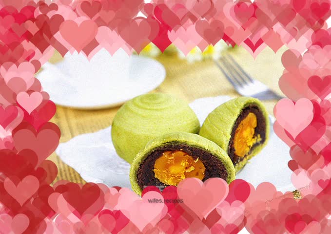 How to make matcha egg yolk cake