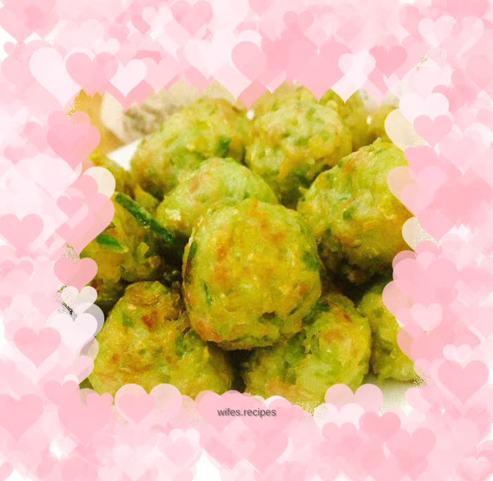 Fried shredded radish meatballs