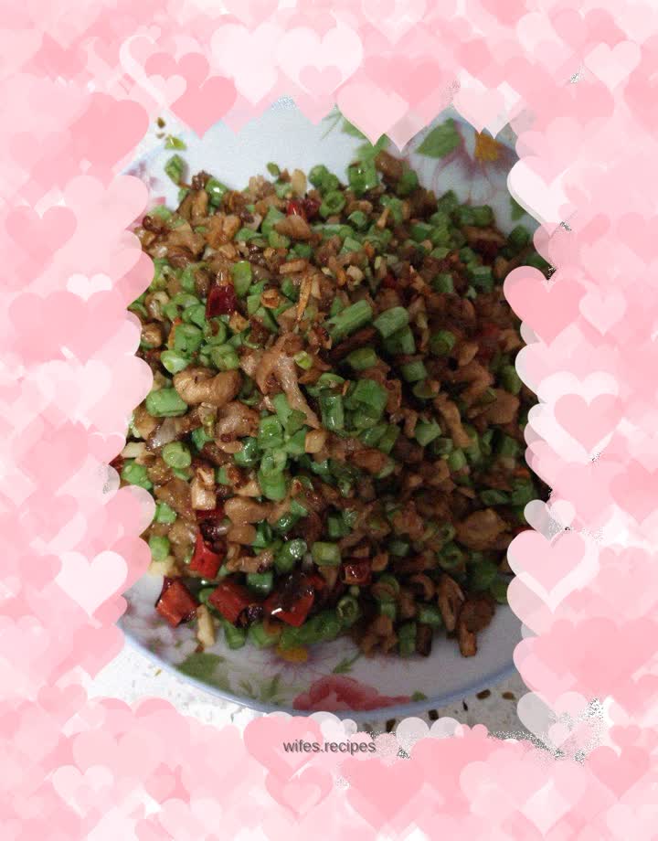 Crispy radish and beans