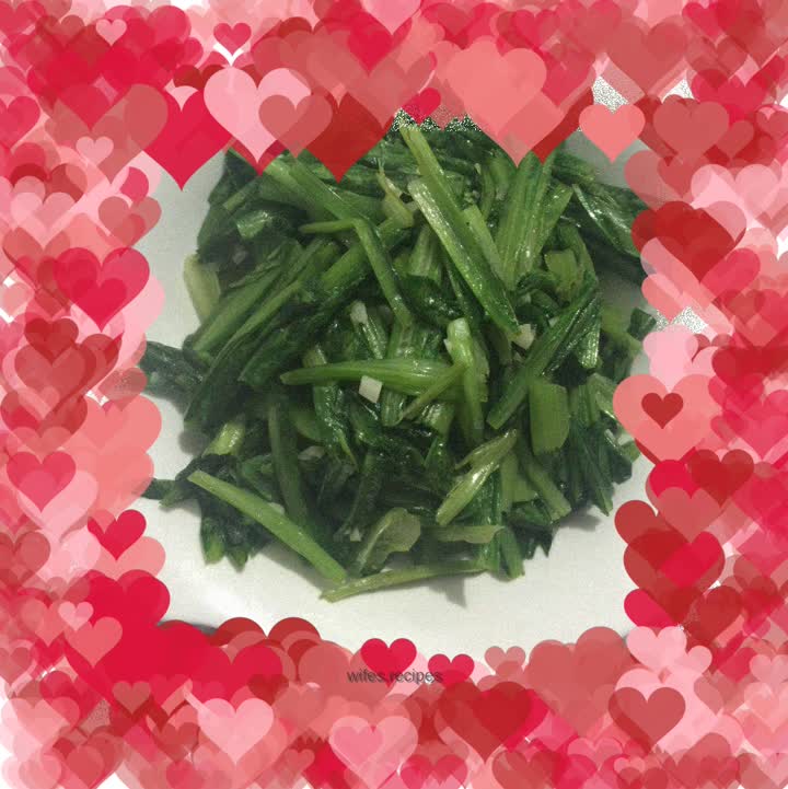 Fragrant wheat with garlic and oyster sauce