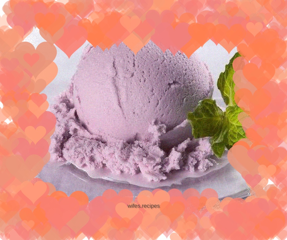 Taro ice cream